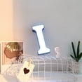 thumbnail image 4 of Xihbxyly Lámpara de Noche Creativa con Letras Led, Luz Blanca Cálida y Suave, Ideal para Decorar Paredes o de Pie, Mesas de Fiesta, Decoración Navideña, Material Abs+Pp, 16-20 Cm, 4 of 7