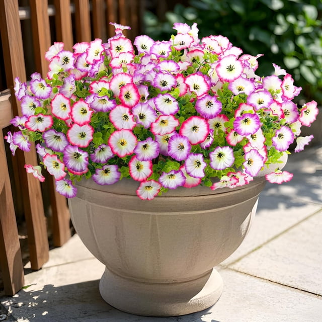 Flores artificiales Hrobek Lotus Pink para decoración exterior