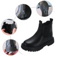 thumbnail image 5 of Dpytoraw Children Shoes Comfortable Soft Soled Short Boots Fashionable Outdoor Warm Princess Leather Boots Size 3-3.5 Years, 5 of 5