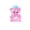 A003- Pink, variant on Storage Container Clear Mini Teddy Bear Resin Figurine with Pink Lid Decorative Storage for Desk Craft Supplies Micro Landscape Displays