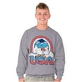 thumbnail image 3 of Tootsie Mr Owl American Patriot USA Sweatshirt for Men or Women Brisco Brands S, 3 of 6