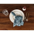 thumbnail image 3 of Vargottam Luxury Collection Dinner Table Linen Dcor Cotton Napkin Printed Fabric Reusable Napkins Set Of 6, 20 X 20 - Asian Batik Block, 3 of 6