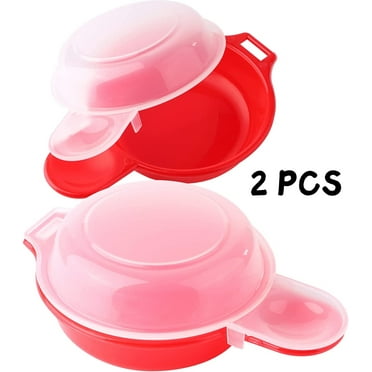 Rungopro 2 sets Microwave Egg Cooker, Fast Egg Hamburg Omelet Maker Kitchen Cooking Tool