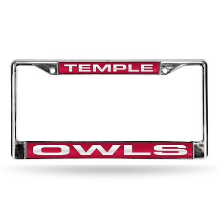 Acetate Temples Frame - Temple Owls NCAA Laser Chrome Frame
