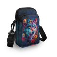 thumbnail image 3 of HELLHERO Wolf Pattern Polyester Travel Crossbody Purse with Zipper Closed Women Messenger Bag for Travel, Outdoor and Daily Use, 3 of 7