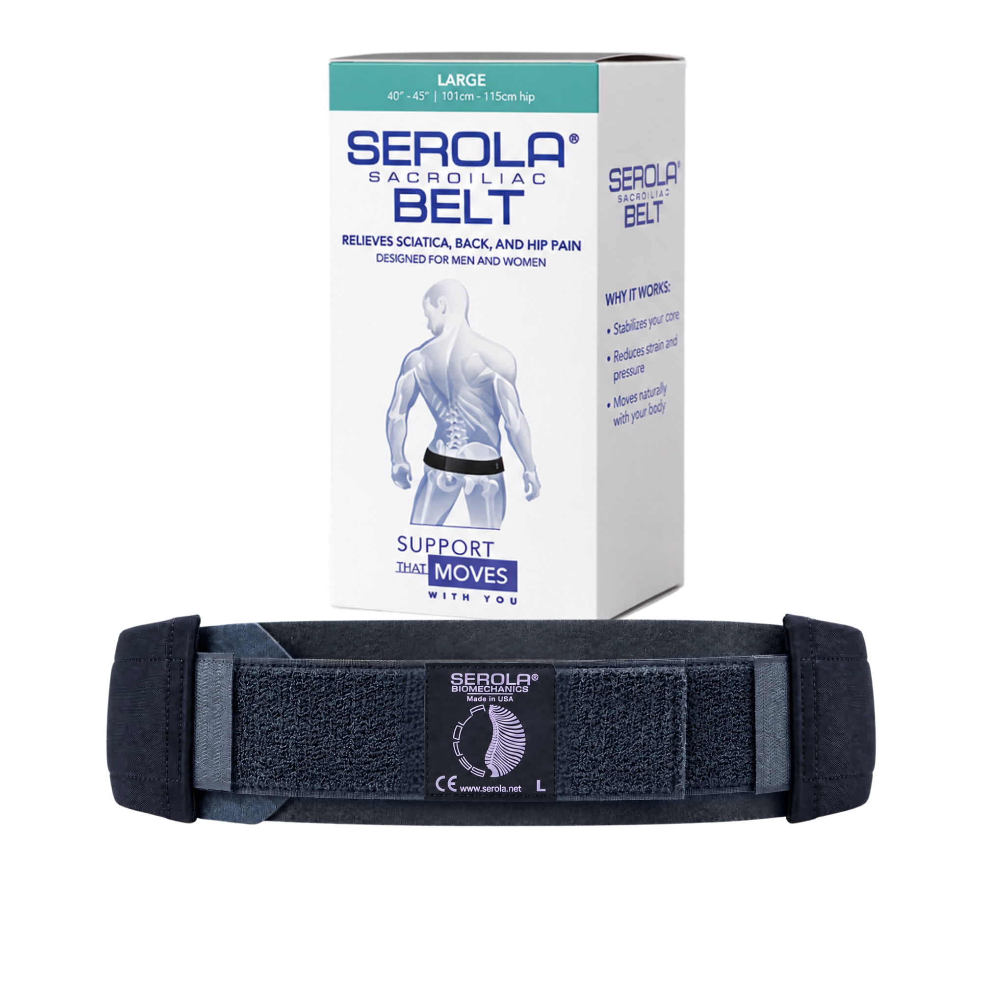 Serola Sacroiliac Belt Large 40-45 Inches photo 7