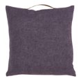 thumbnail image 1 of SARO 2087.PU18S Handle Design Chenille Throw Pillow  Purple, 1 of 1