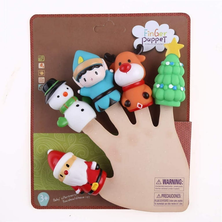 Santa finger store puppet