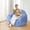 Blue, variant on Adult Bean Bag Chair Sof,100% Polyester Comfy Lazy Chair, Washable Cover, Removable Washable Cover, Cozy Floor Lounger for Bedroom Living Room Dorm