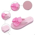 thumbnail image 5 of Rokment Womens Bow Platform Wedge Dress Flip Flops with Arch Support Yoga Mat Comfortable Summer Beach Orthopedic Walking Thong Cushion Slip on Sandals Indoor Outdoor Red Size 6, 5 of 7