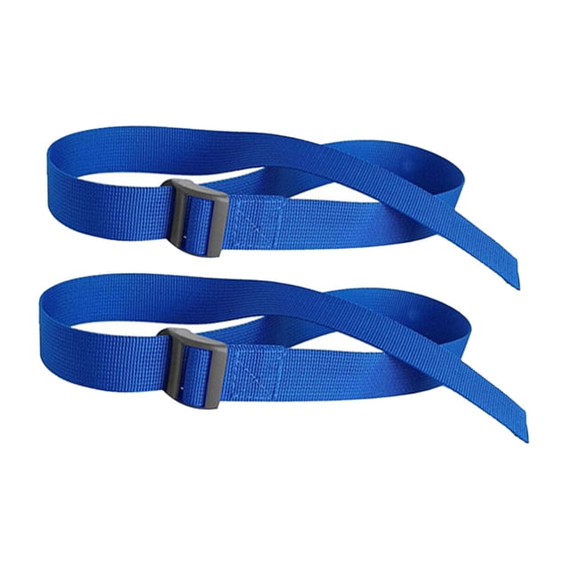 Correa de pie ajustable y versátil, accesorio para equipos de fitness, ideal para remo en gimnasios en casa. Azul 2 piezas