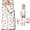 Red Cat and Leaf White Pattern, variant on Rainbow Cat and Dot White Pattern Teens Toddler Nap Mat with Pillow, Sleeping Mat Bag for Preschool Daycare 59"x22"
