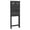 Black, variant on Hassch Over the Toilet/Washer Cabinet, 66.9" H Tall Bathroom Space Saver with 2 Rattan Doors, Modern Freestanding MDF Storage Organizer with Adjustable Shelf and Open Compartment, Natural