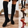 thumbnail image 2 of Women's Over The Knee High Boots Platform Thigh High Round Toe Long Boots, 2 of 8
