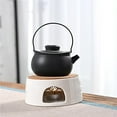 thumbnail image 3 of Yuarrent Estufa de calefacción para servicio de té, tetera caliente, estufa de calefacción de cerámica, horno de vela, tetera blanca de cerámica Teteras Numero 3 Yuarrent HA045000-03, 3 of 6