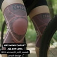 thumbnail image 6 of Caspe 2 Pack Knee Compression Sleeve for Men & Women – Non-Slip Support for Running, Gym, Sports & Daily Use, Breathable Knee Brace Sleeve, 6 of 9
