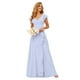 thumbnail image 1 of Vestido de dama de honor TIRAS Elegante con volantes, chifón, lavanda, mujer, 1 of 7