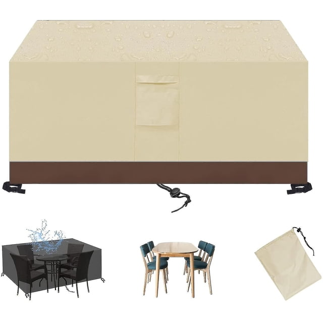 Es Furniture Cover Duty 420d Funda Protectora Rectangular, Able D Anti-uv Covers Es