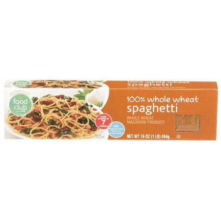 Spaghetti, Whole Wheat Macaroni Product