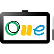 Wacom One 12 Drawing Tablet with Screen (2023), Full-Laminated 11.6” HD Screen Graphics Monitor, Works with Mac, PC & Chromebook for Drawing, Photo/Video Editing, Design, & Education