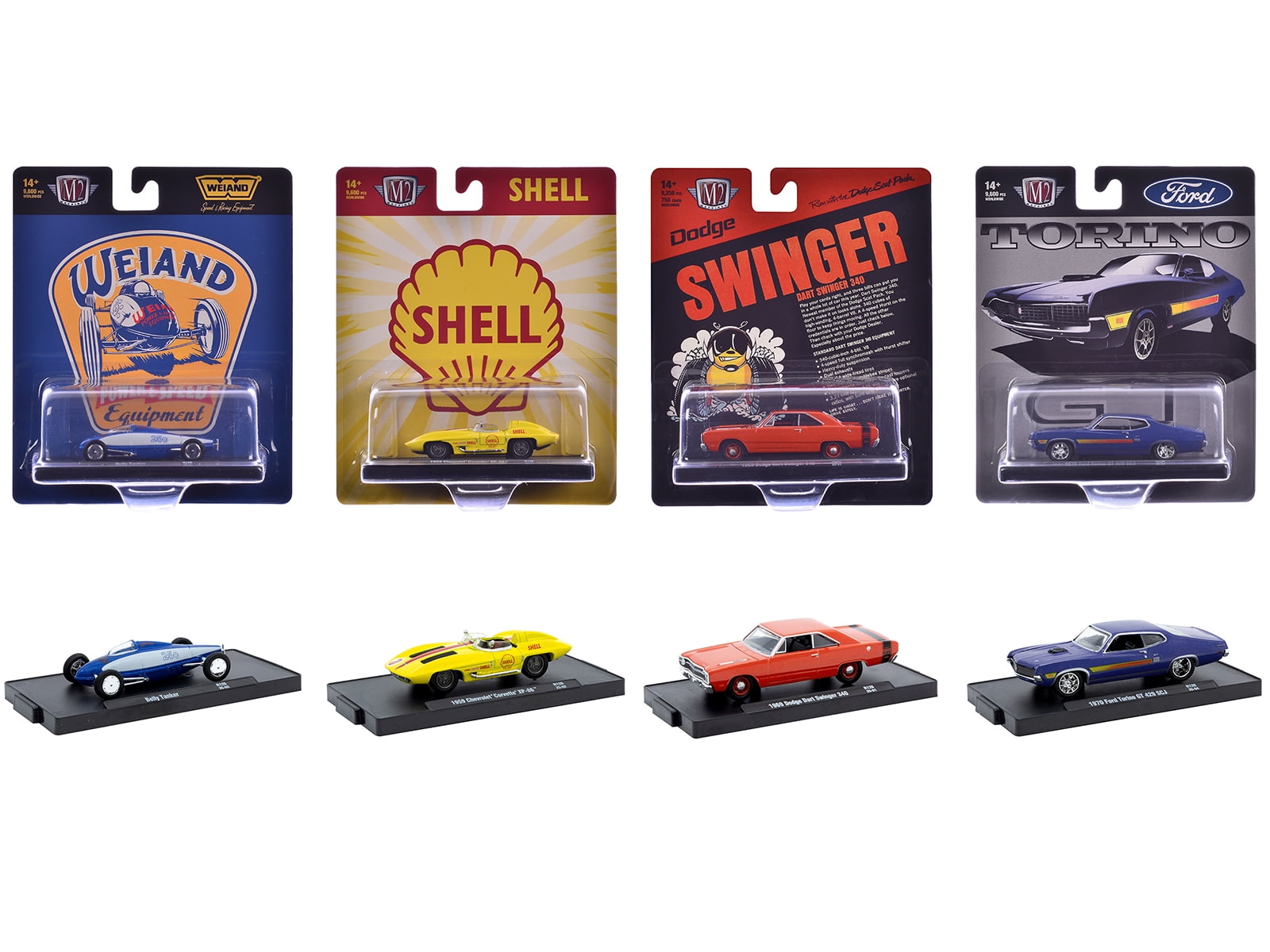 Model Kit 4 piece Car Set Release 44 Limited Edition to 9400