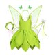 thumbnail image 1 of Disfraz de princesa Tiana para niñas, disfraz de campanilla, Halloween, fiesta de Navidad, hada, flor, alas de mariposa, 1 of 4
