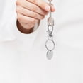 thumbnail image 1 of OULII Silver 4Set Shopping Cart Tokens Zinc Alloy Trolley Locking Key Storage for Daily Use, 1 of 8