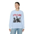 thumbnail image 4 of Women's Crewneck Sweatshirt-Morticia-Munster-Frankenstein Bride-Elvira, 4 of 6