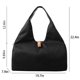 thumbnail image 3 of Bolsa de gimnasio de gran capacidad con soporte para esterillas de yoga y compartimento para zapatos - Bolsa deportiva de 25L para viajes, fitness, escapadas de fin de semana - Tela Oxford, 3 of 8
