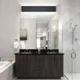 thumbnail image 2 of Aipsun Lámparas de tocador negras modernas de 32,6 pulgadas, luz LED negra para pared de baño, accesorios de iluminación para baño arriba y abajo, luz blanca 5000K, 2 of 5