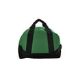 thumbnail image 7 of DALIX 12" Zippered Mini Two Tone Duffel Bag, Dark Green, 7 of 7