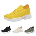 thumbnail image 4 of XIMIN Women's Mesh Sports Shoes - Lightweight Breathable Running Sneakers for Spring Summer Fall, Casual Walking Shoes (Yellow, 6.5), 4 of 6
