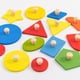 thumbnail image 2 of Tablero de rompecabezas Montessori con forma geométrica para niños de madera, 2 of 5