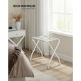 thumbnail image 5 of Luggage Racks Pack of 2 for Guest Room Folding Suitcase Stand for Bedroom Cloud White, 5 of 7