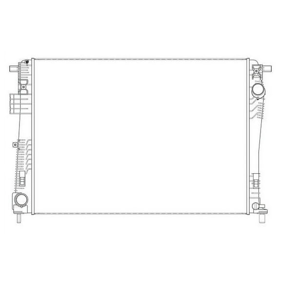 Engine Coolant Radiator For Chrysler Pacifica 2017-2020 RAD13642