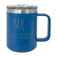 thumbnail image 1 of Mr. Est. 2020 Established Stainless Steel Vacuum Insulated 15 Oz Engraved Double-Walled Travel Coffee Mug with Slider Lid, 1 of 1