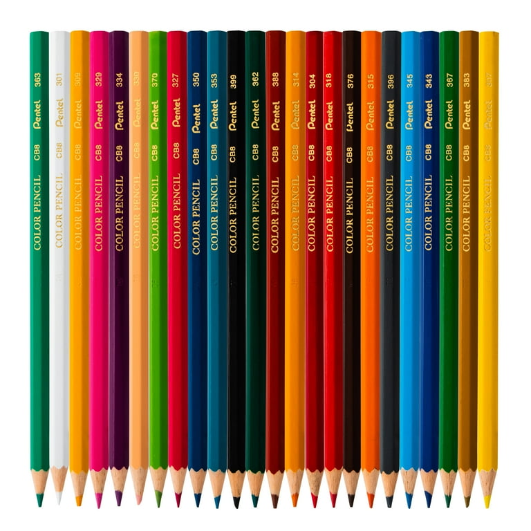 Pentel Colored Pencil Set, 24-Colors - Walmart.com