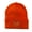 Orange, variant on Happy Halloween Boo Embroidered Long Beanie - Grey OSFM