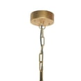 thumbnail image 6 of Creative Co-Op Metal Ceiling Light with Brushed Finish, Gold, 6 of 6
