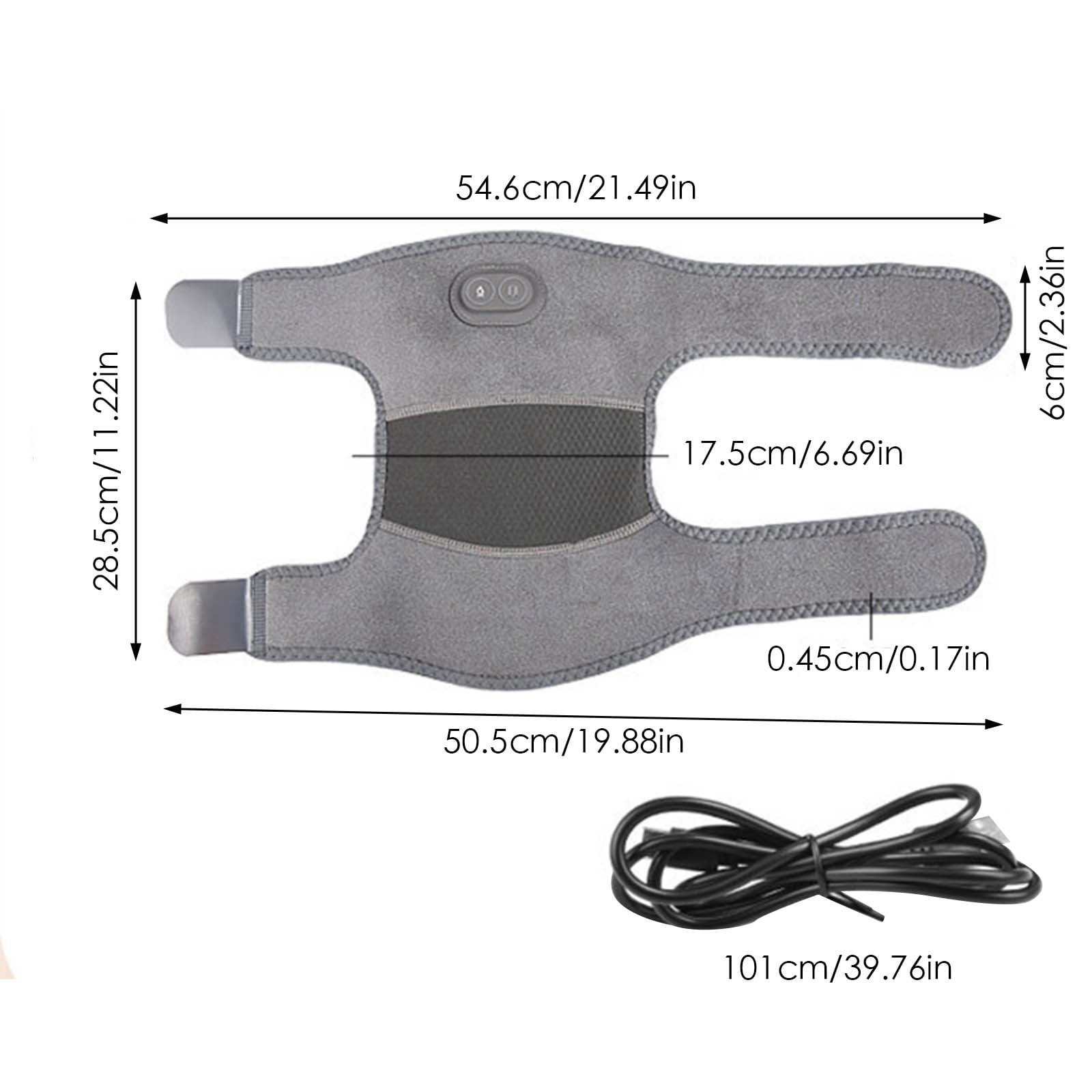 USB Powered Heating Knee Pads with Vibration Massage Technology for Warmth and