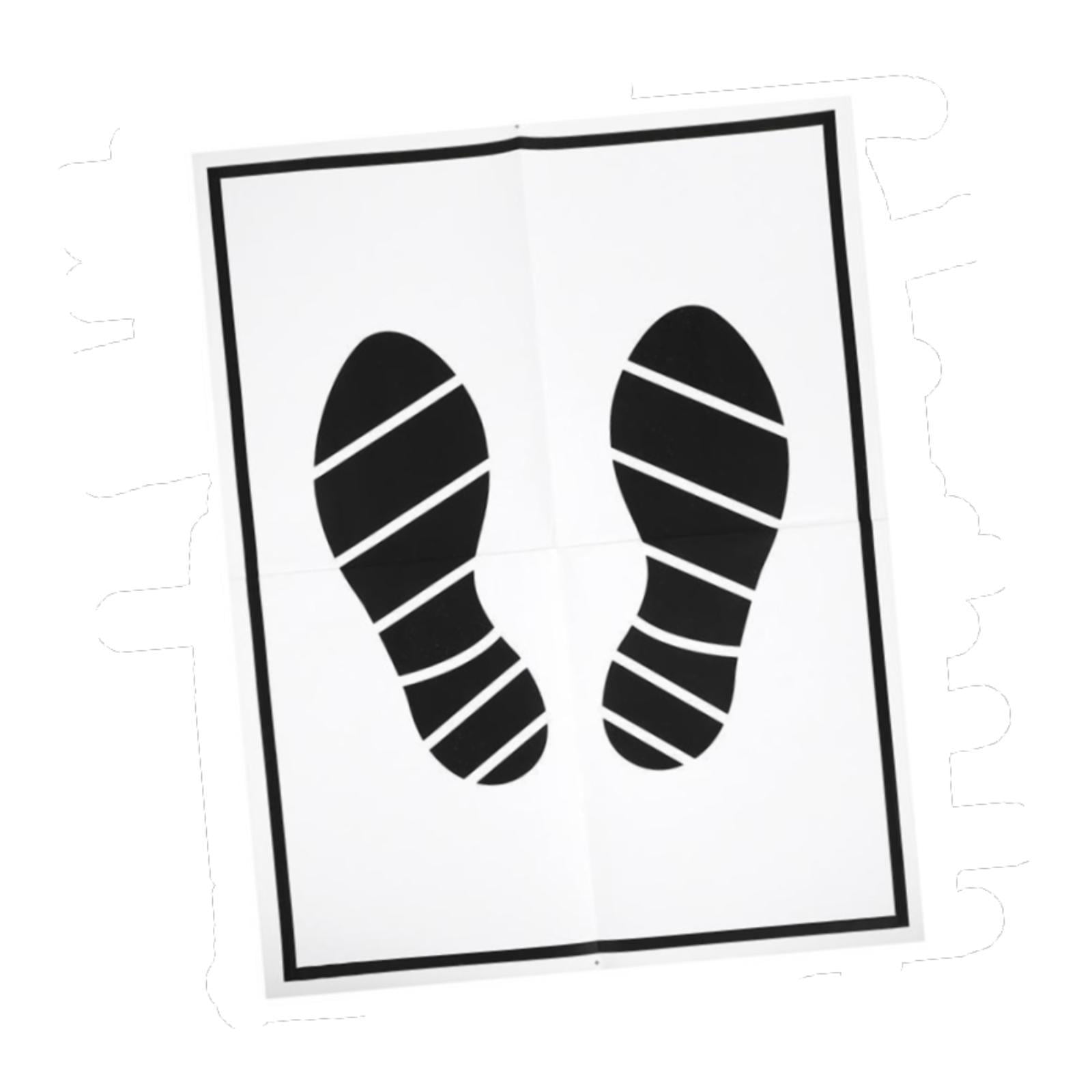 funtasica 25 Pieces Auto Foot Pads Disposable Auto Interior Accessories Portable Paper Vehicle Foot Pads for Car School