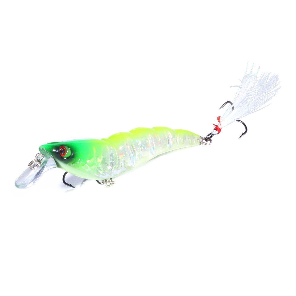 HENGJIA Fishing Lures Large Hard Bait Minnow VIB Lure with Treble Hook Life-Like Swimbait Fishing Bait Popper Crankbait Sinking Lure for Trout Bass Walleye Redfish