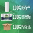 thumbnail image 4 of Seventh Generation 100% Recycled Paper Towel Rolls, 8 Rolls, 2-Ply, 11 x 5.4 Sheets, 156 Sheets/RL, 4 of 5