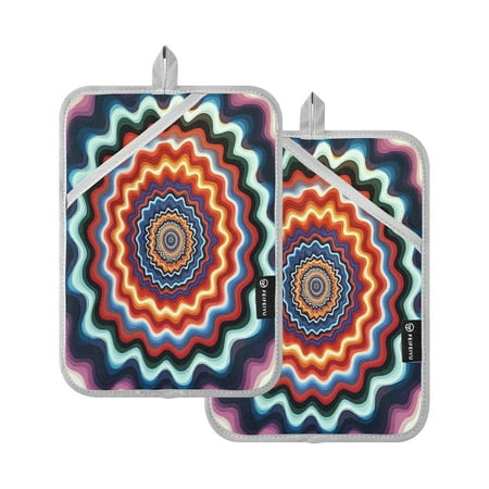 

Square Pot Holder Set of 2 - Silver-Coated Quilted Heat Resistant Pads 711℃ Heat Resistant with Hanging Loop for Oven and Microwave，A Cool Spider-mans