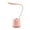 Pink, variant on School Season Sale! Cameland Three-Speed Eye Protection Desk Lamp Learning Usb Dormitory Student Homework Pen Eye Protection Desk Lamp Rechargeable Dormitory Bedside Reading Lamp