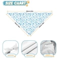 thumbnail image 6 of Dog Bandana 1 Pack,Blue Christmas Snowflake Pattern Bandanas for Dogs,Cat Bandana,Small/ Large Dog Bandana 2 Size,Dog Bandanas Girl Boy, 6 of 6