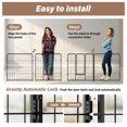 thumbnail image 6 of Dog Playpen, 32" Height 8 Panel Fence - Indoor Outdoor Pet Pen for Large Medium Small Dogs - Portable Foldable Metal Dog Pen for RV Camping Yard, 6 of 9