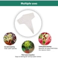 thumbnail image 2 of Paquete de 100 marcadores de jardín duraderos de 6 cm x 10 cm para identificar plantas, ideales para todos los jardineros, estacas para plantas en forma de T en miniatura multicolor, 2 of 7