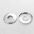 thumbnail image 4 of fastboy 2 Pcs Collier de Valve en Acier Inoxydable Argenté Couvercle Rond Protège et Améliore le Robinet de Douche, 4 of 6