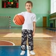 thumbnail image 6 of joogoo Goth Skeletons Boys' Sweatpants Jogger Pants 3T, 6 of 8